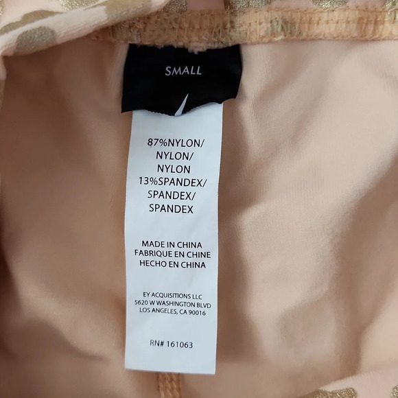 ELECTRIC YOGA Cheeta foil print size small leggings - Picture 6 of 9